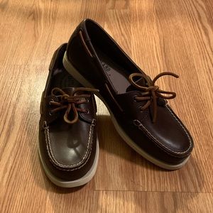 Eastland Seaquest - Brown Leather Boat Shoe Size 8